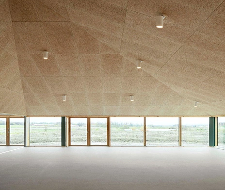 Panel mass and porous structure help stabilize interiors - small changes that people feel.